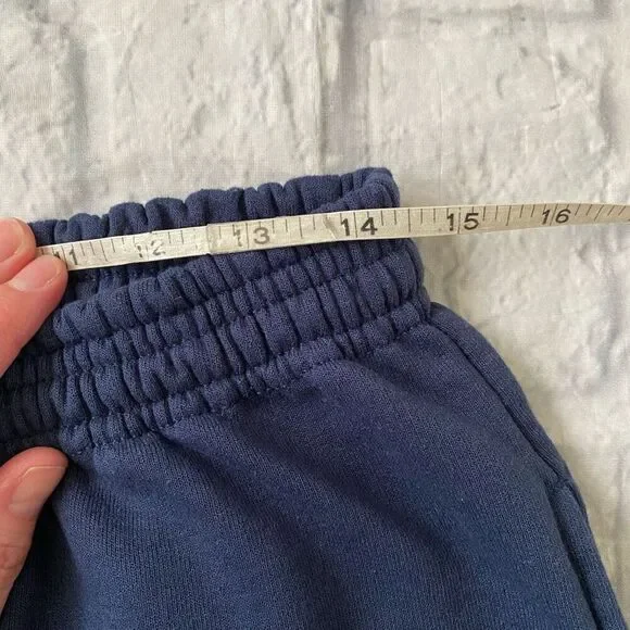 Port & Company core fleece men XL pull on sweatpants W/elastic waist navy blue - Picture 5 of 7